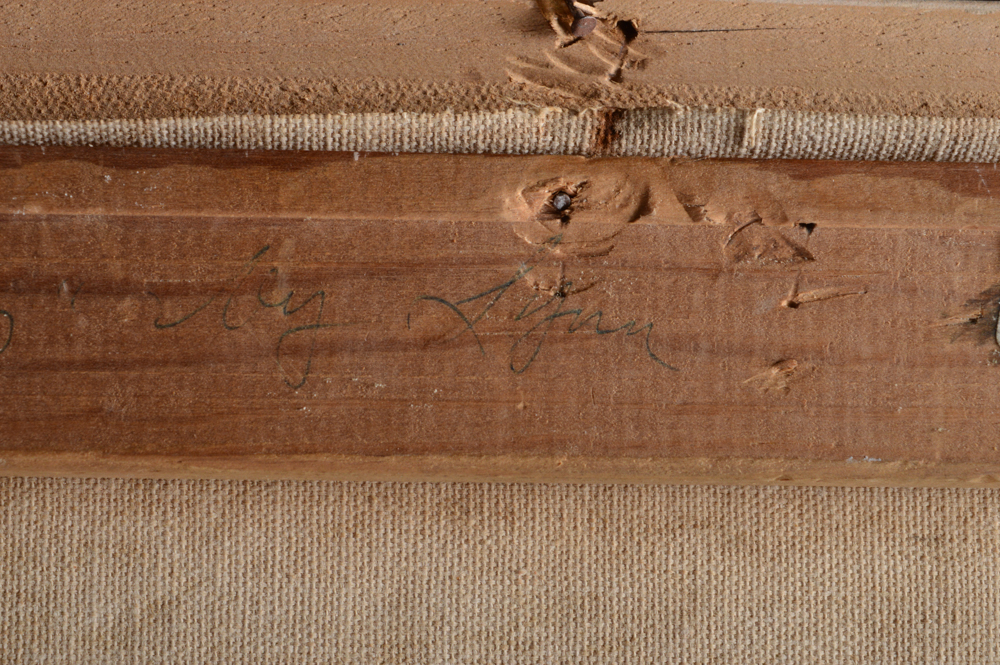 Virginia Lynn Plein Air Oil on Canvas "Mist and Pines"