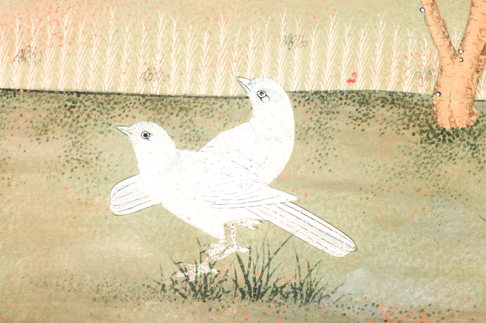 Hand Painted Gracie Watercolor Wallpaper Panels, Set of 4