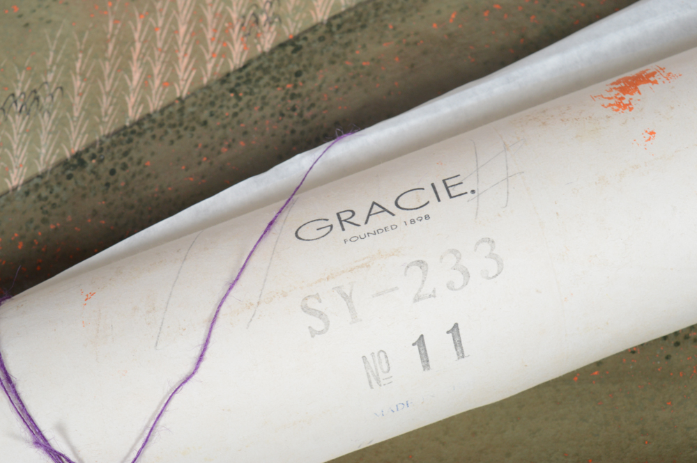 Hand Painted Gracie Watercolor Wallpaper Panels, Set of 4