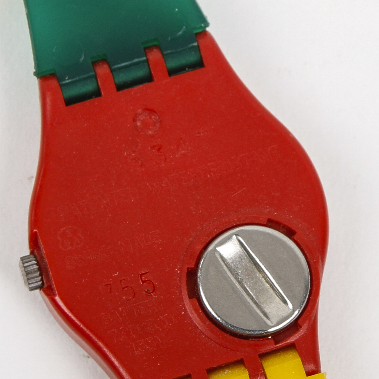 Vintage Multi-Colored Swatch Watch