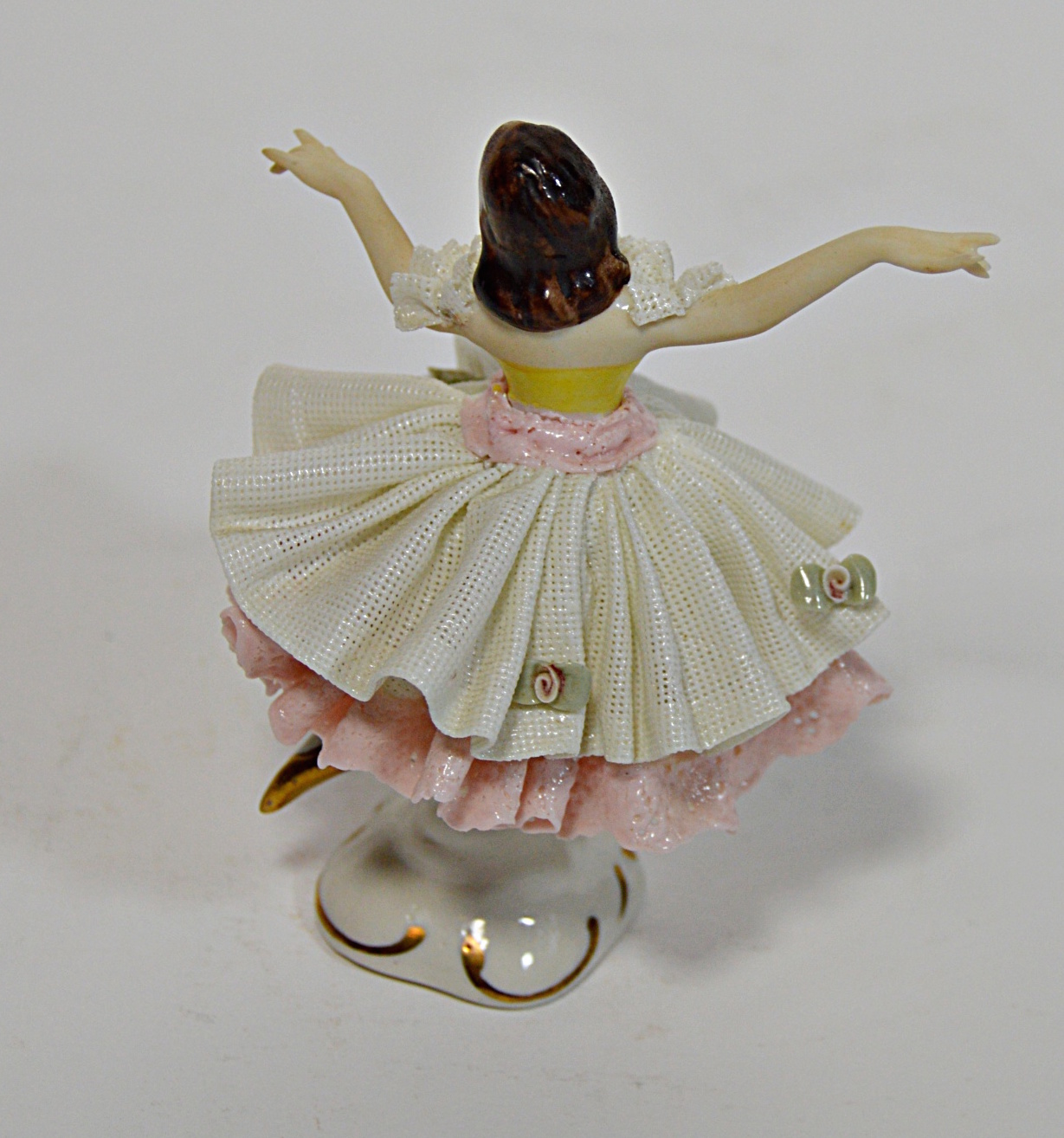 Antique Dresden Porcelain Ballerina