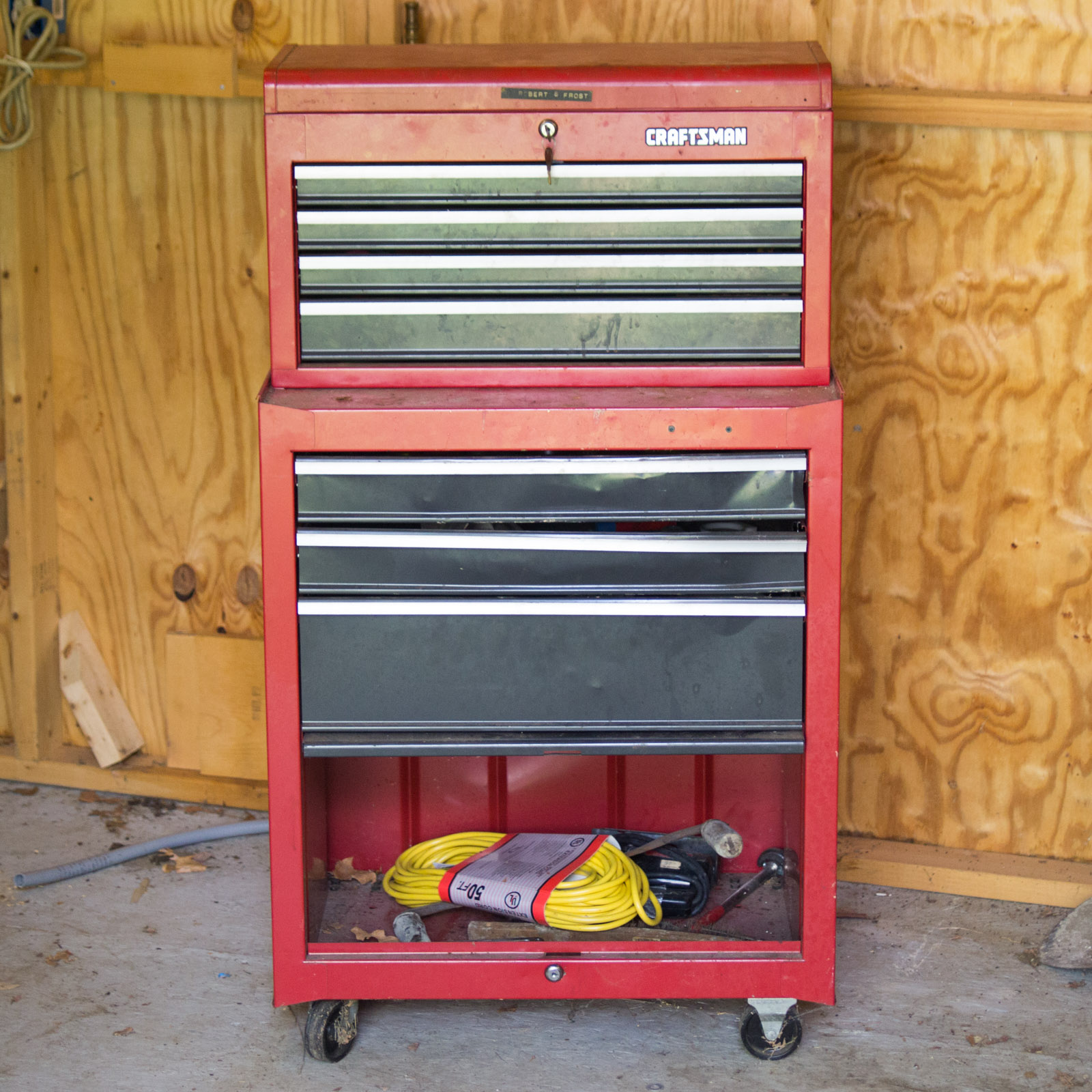 Craftsman Rolling Tool Chest with Assorted Tools
