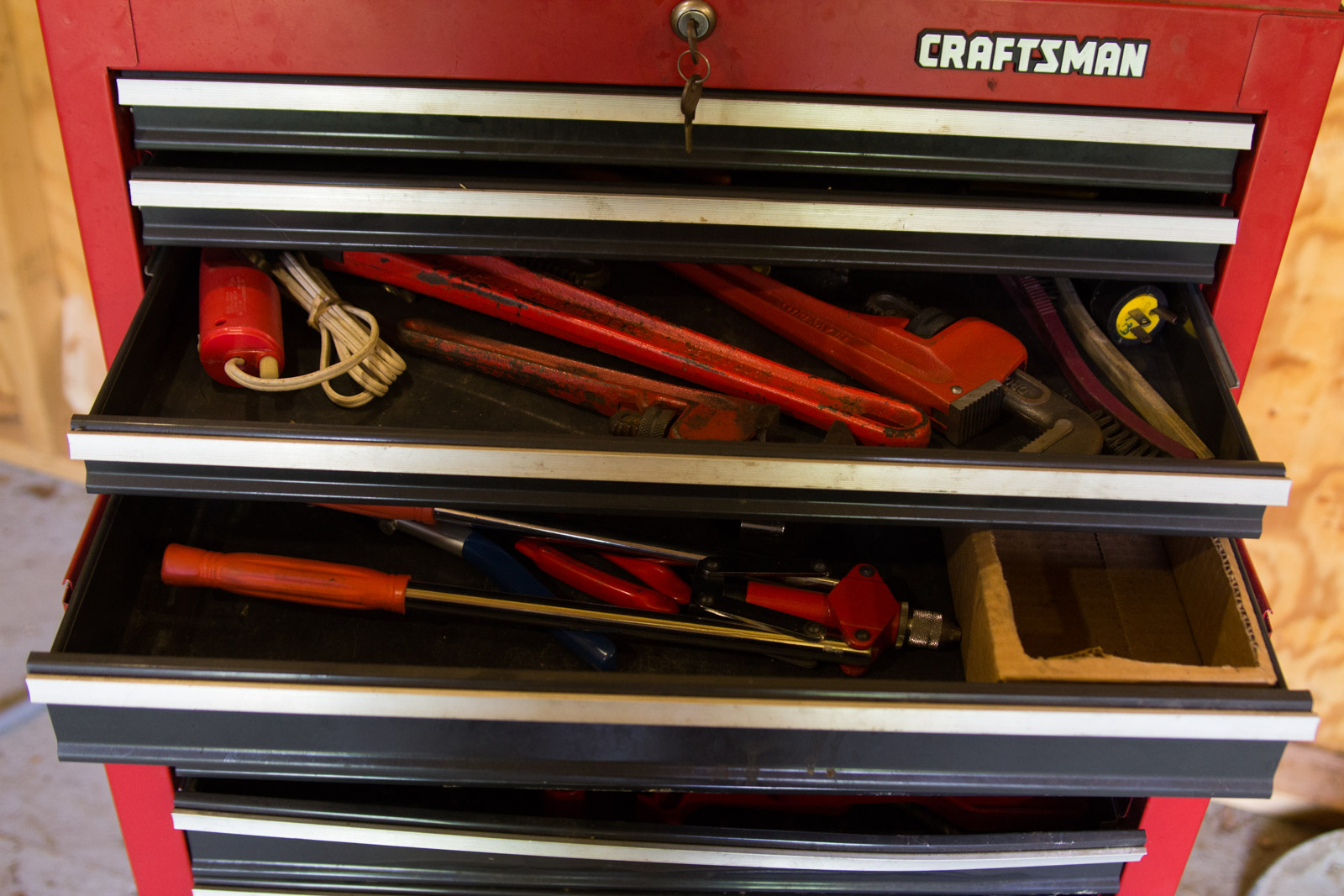Craftsman Rolling Tool Chest with Assorted Tools
