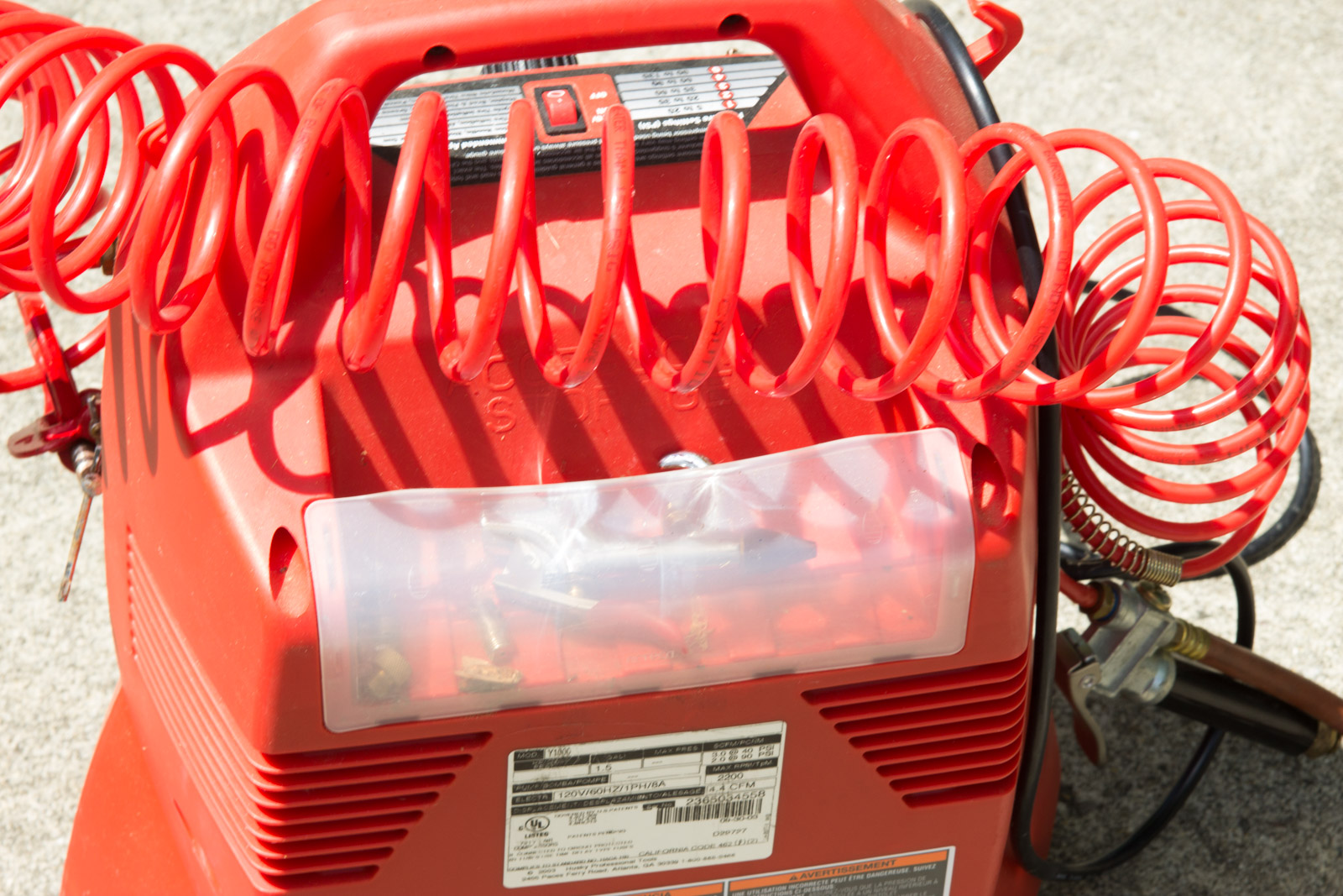 Husky Y1000 "Easy Air" 1.5 Gallon Electric Air Compressor