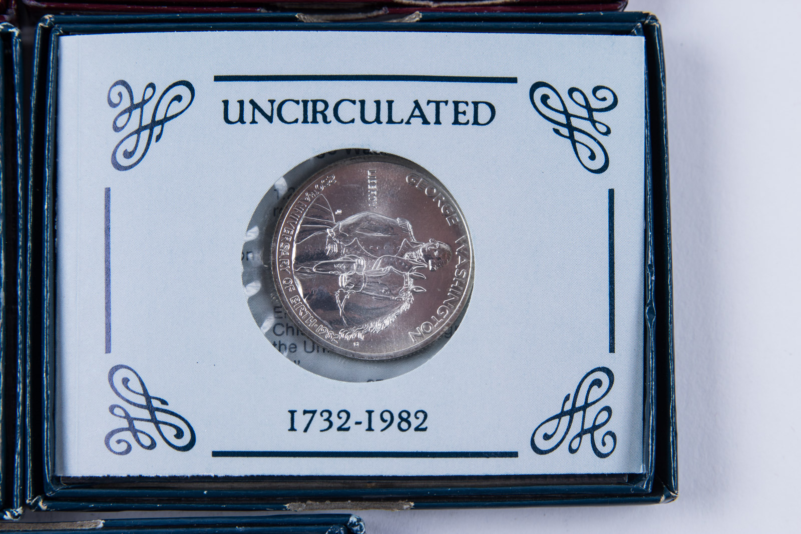 1982-D and 1982-S Washington Commemorative Silver Half Dollar Set