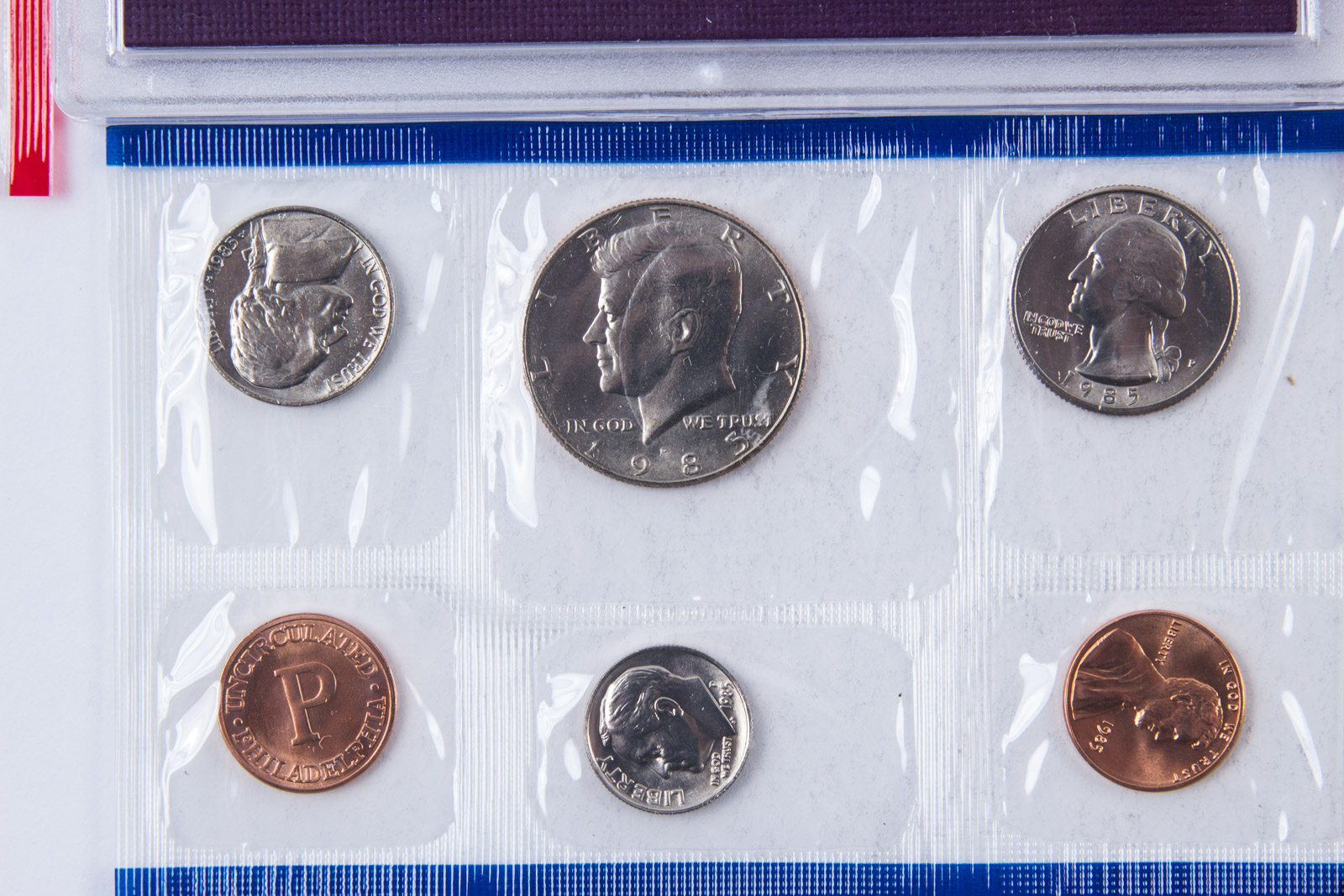 1985 Unites States Proof and Uncirculated Coin Set