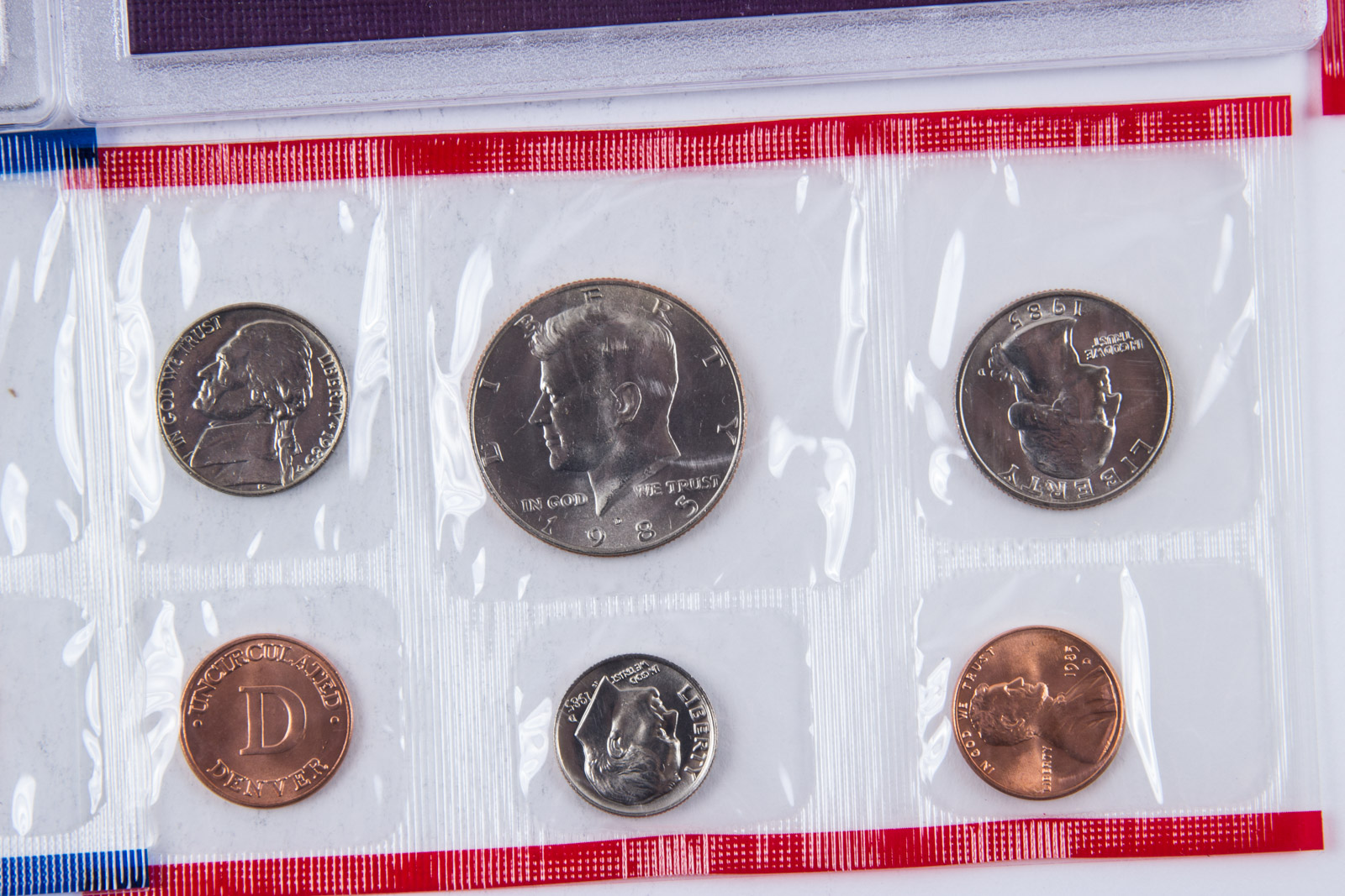 1985 Unites States Proof and Uncirculated Coin Set