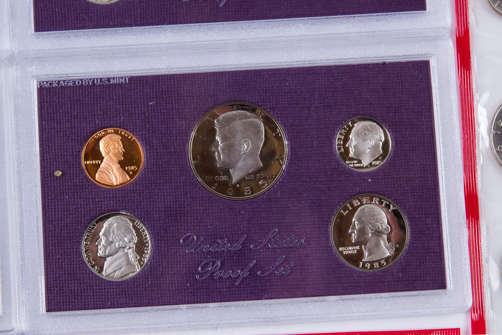 1985 Unites States Proof and Uncirculated Coin Set