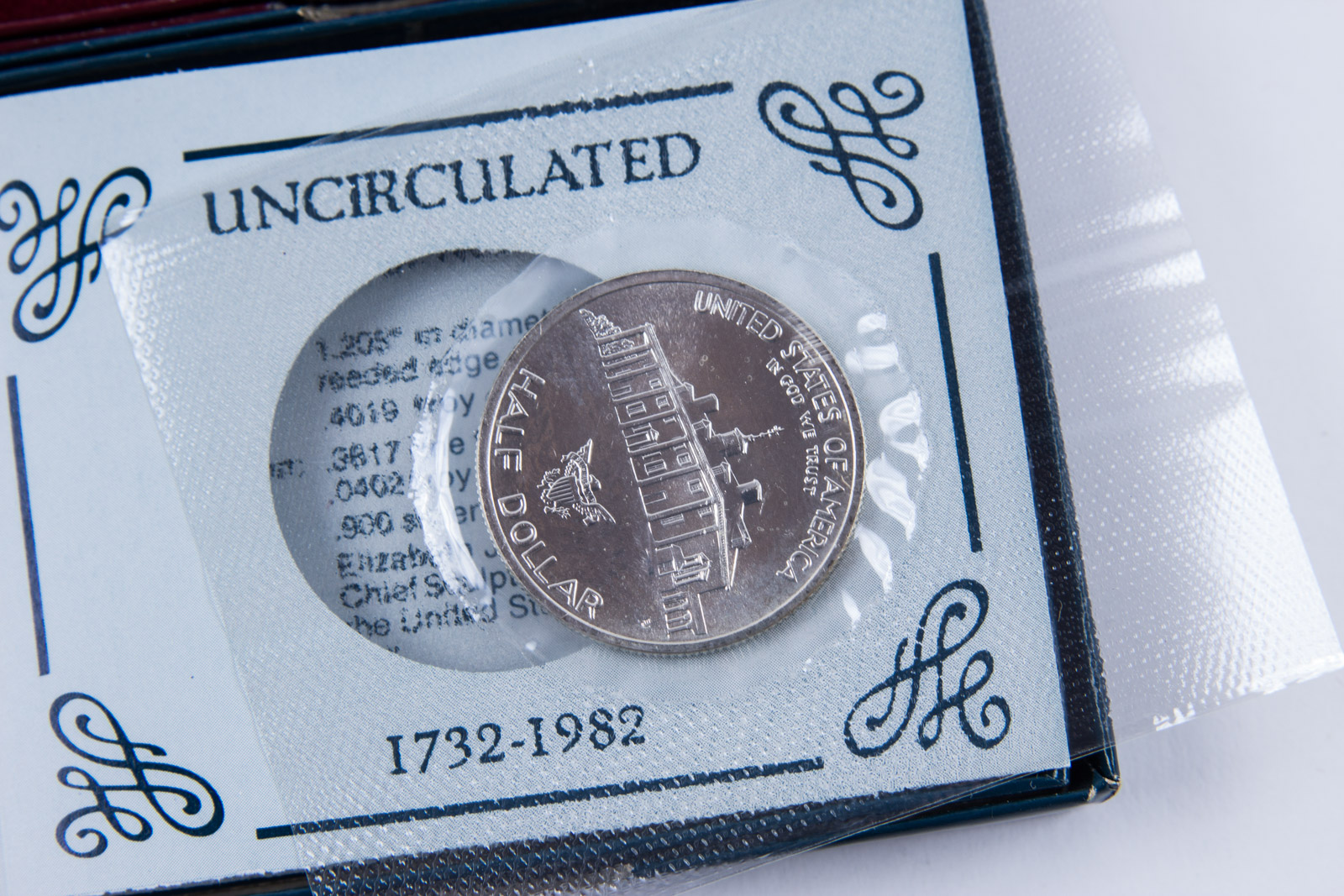 1982-D and 1982-S Washington Commemorative Silver Half Dollar Set