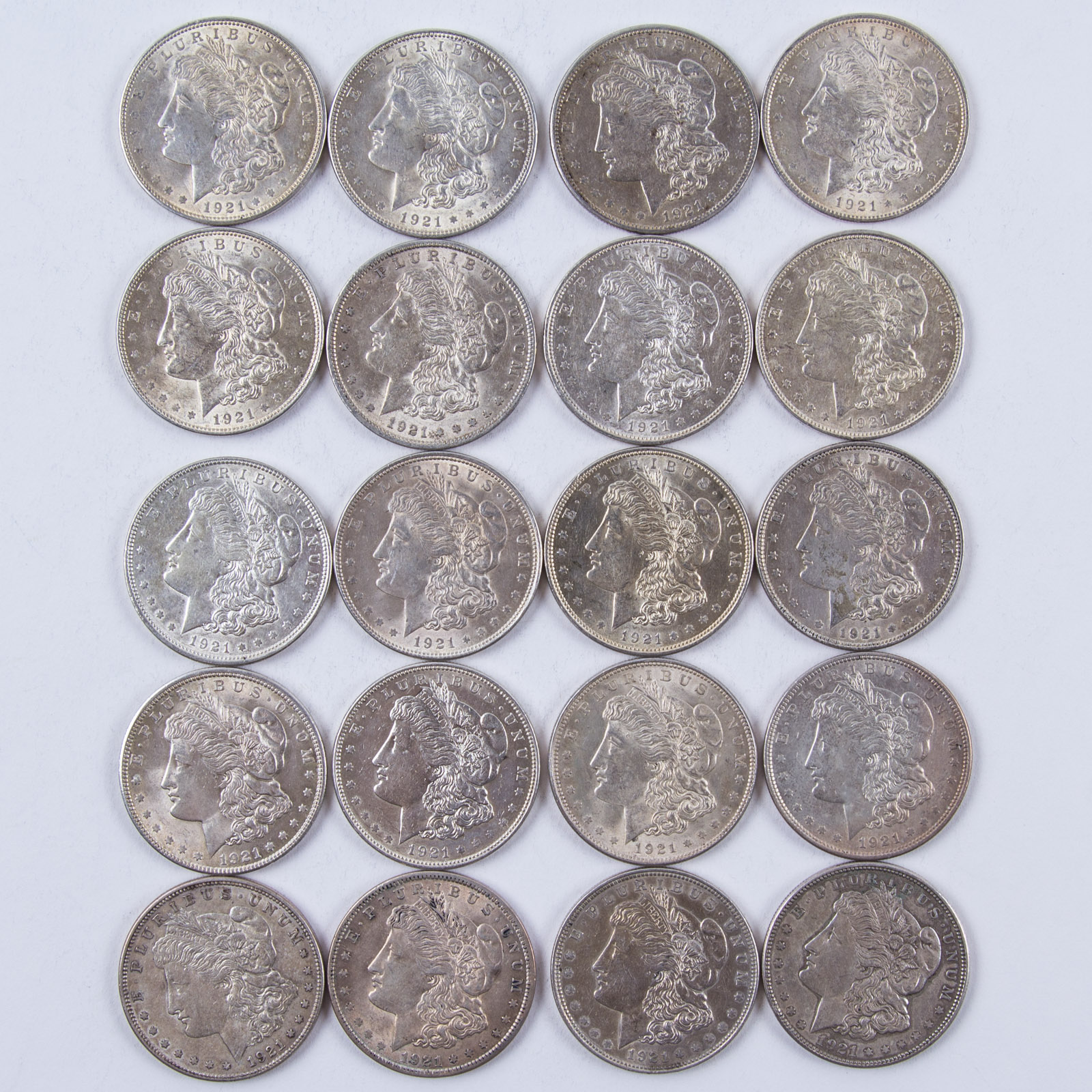1921 Morgan Silver Dollar Set