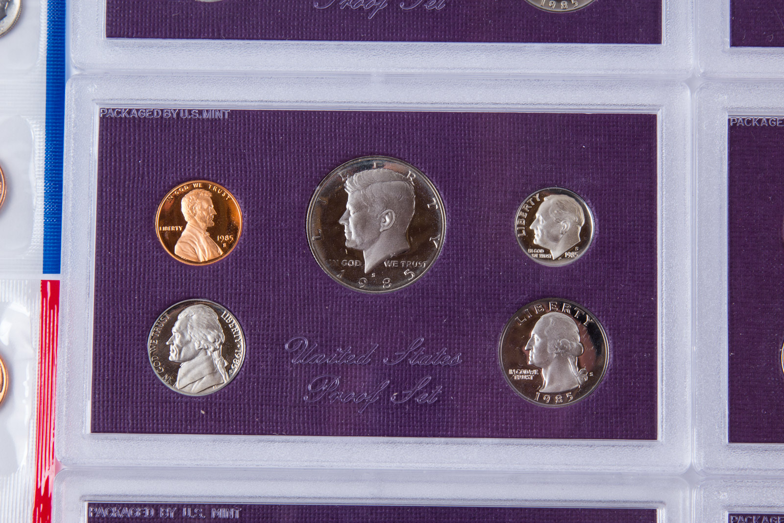 1985 Unites States Proof and Uncirculated Coin Set