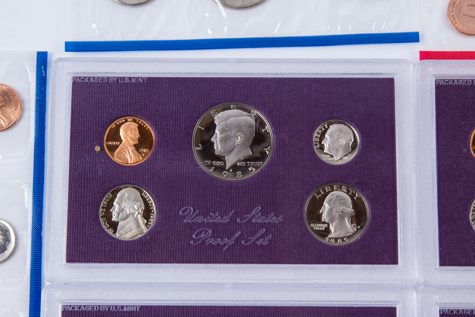 1985 Unites States Proof and Uncirculated Coin Set