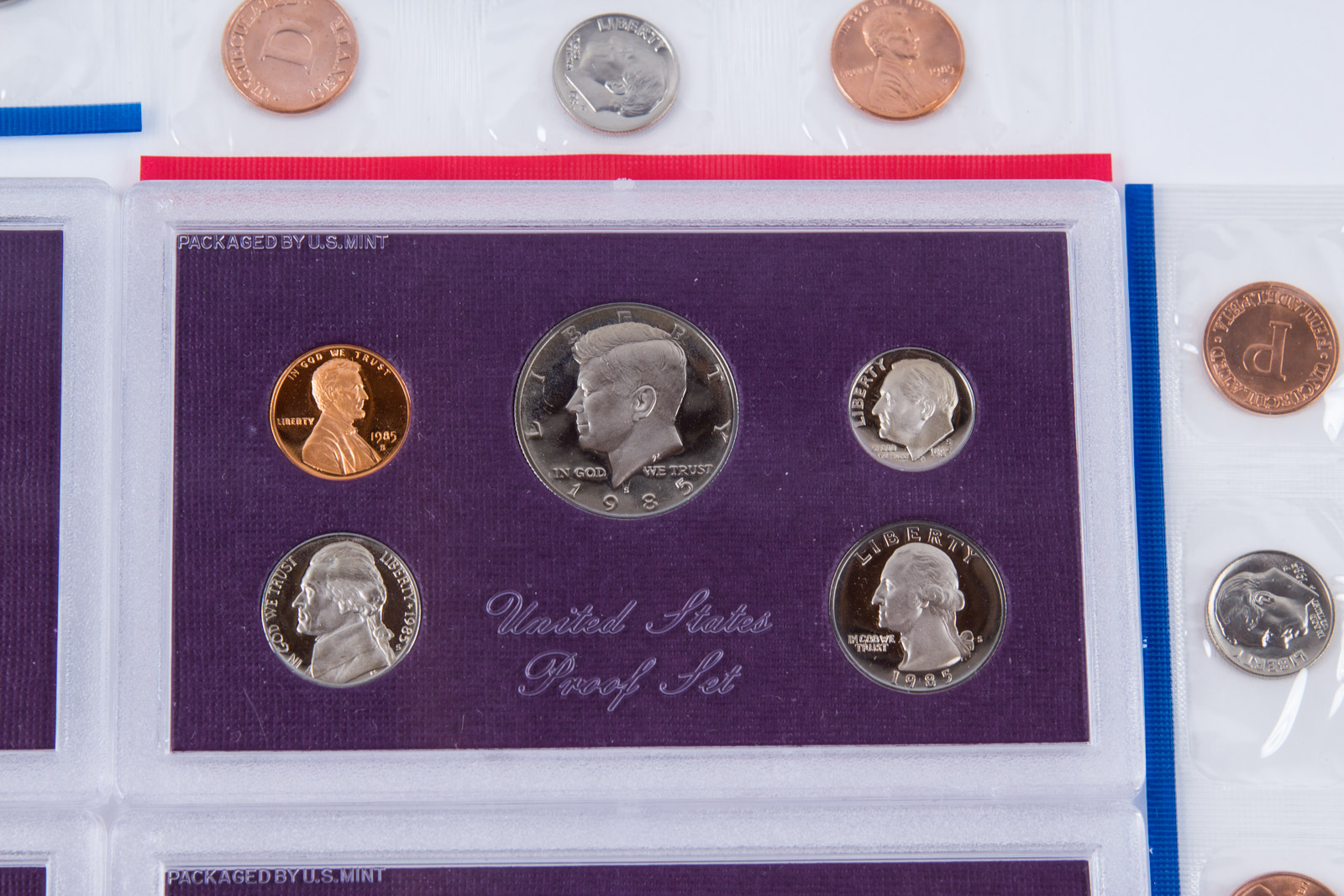 1985 Unites States Proof and Uncirculated Coin Set