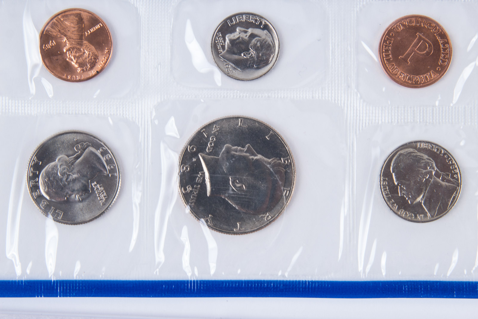 1985 Unites States Proof and Uncirculated Coin Set