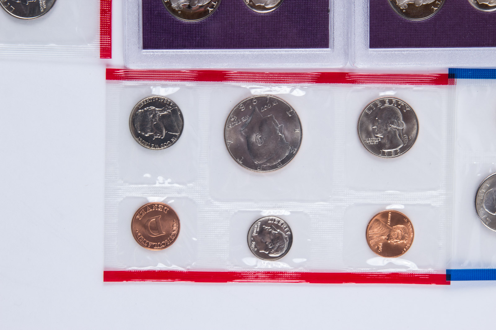 1985 Unites States Proof and Uncirculated Coin Set