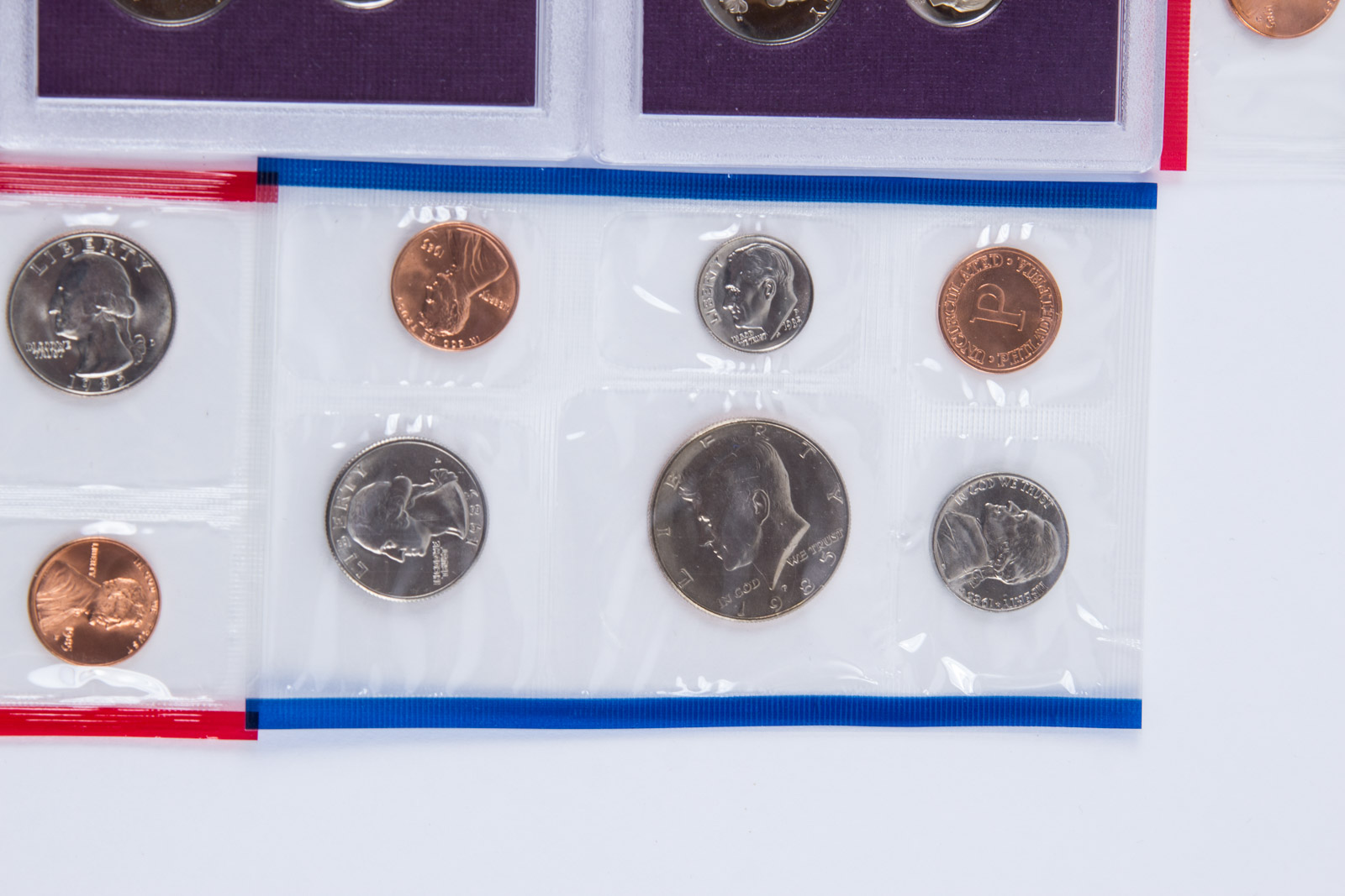 1985 Unites States Proof and Uncirculated Coin Set