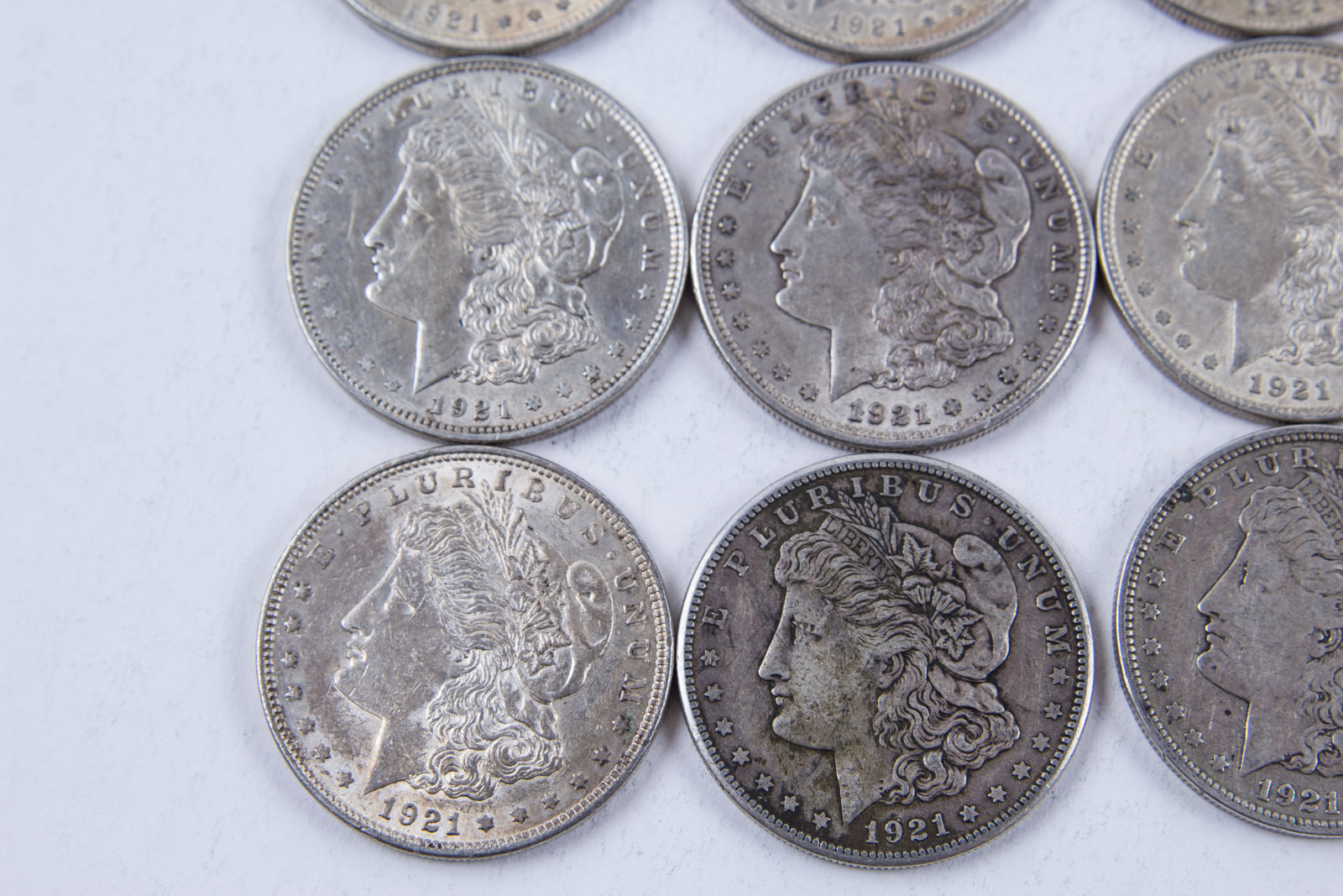 1921 Morgan Silver Dollar Set
