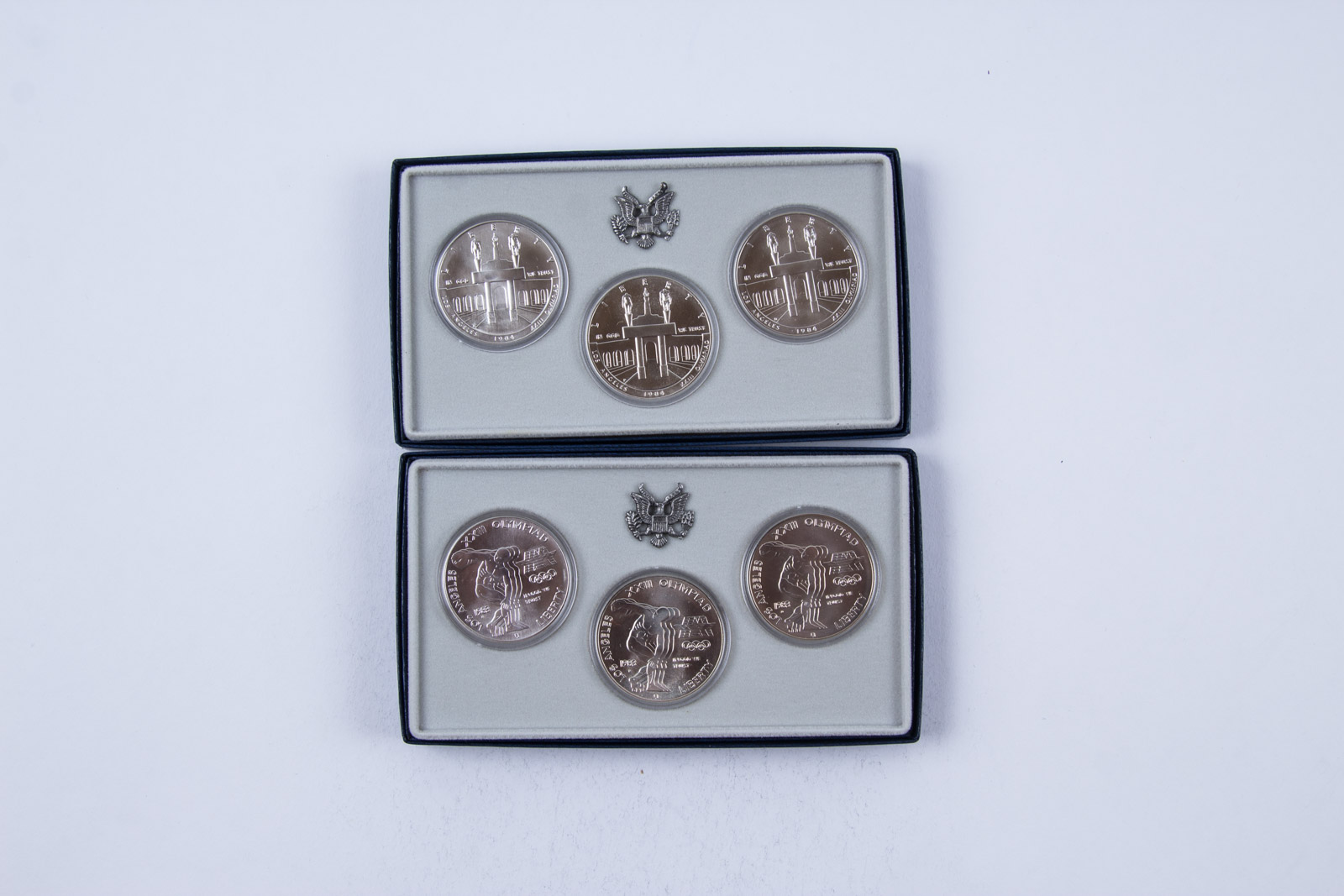 1983 and 1984 Uncirculated Olympic Silver Dollars
