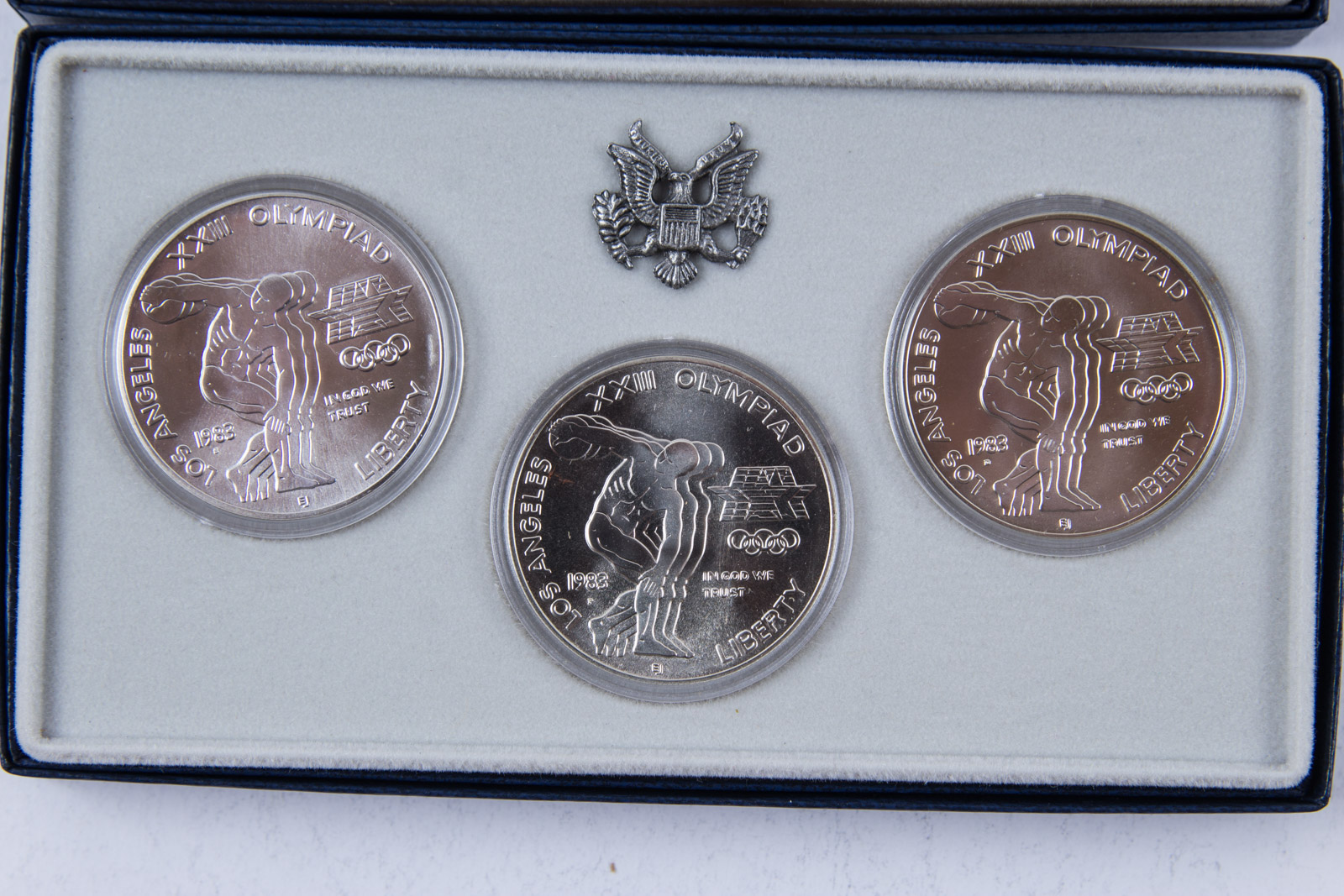 1983 and 1984 Uncirculated Olympic Silver Dollars