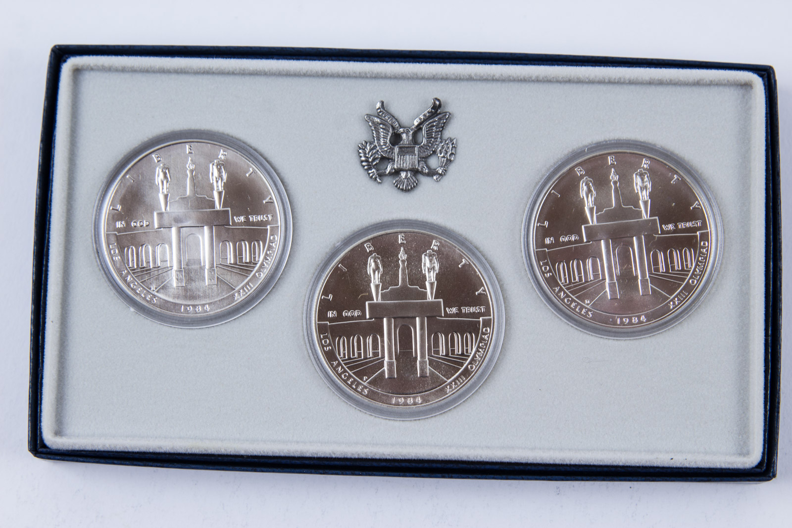 1983 and 1984 Uncirculated Olympic Silver Dollars