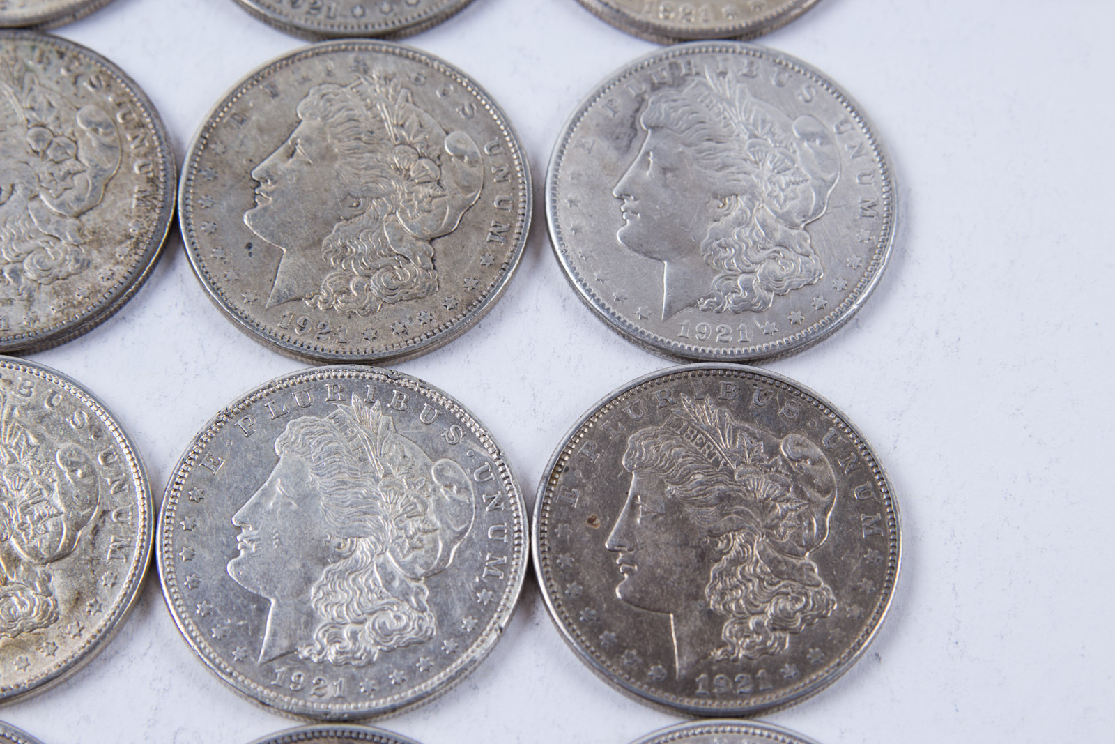 1921 Morgan Silver Dollar Set