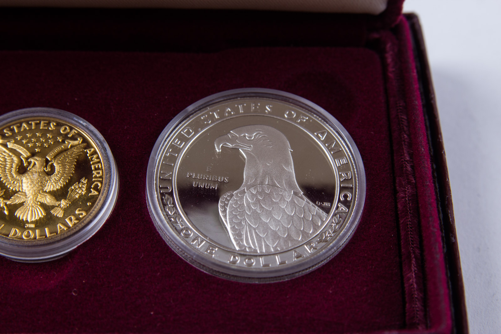 1984 Olympics Ten Dollar Gold Coin, with Related Silver Coinage