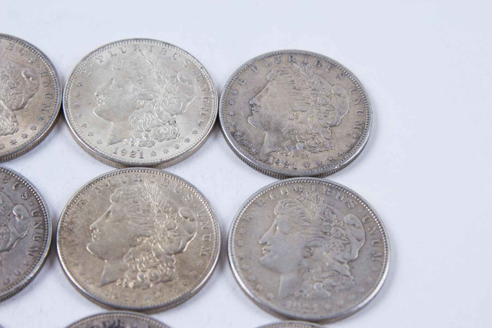 1921 Morgan Silver Dollar Set