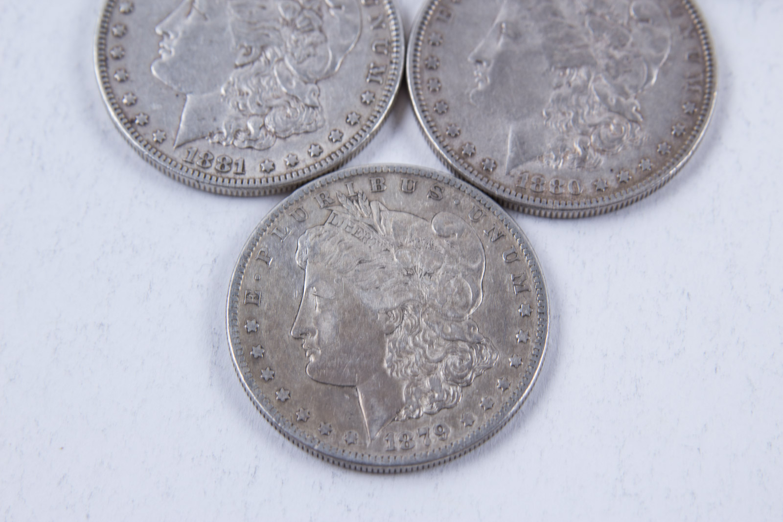 1870s, 1880s, and 1890s Morgan Silver Dollar Set