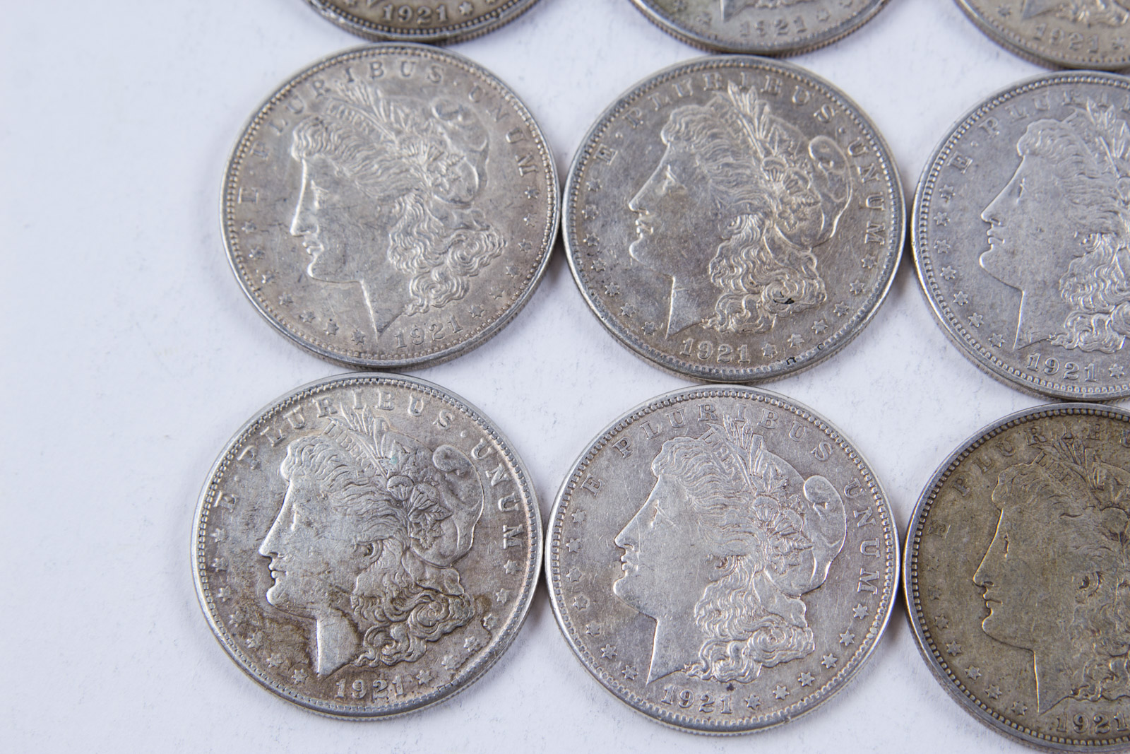 1921 Morgan Silver Dollar Set
