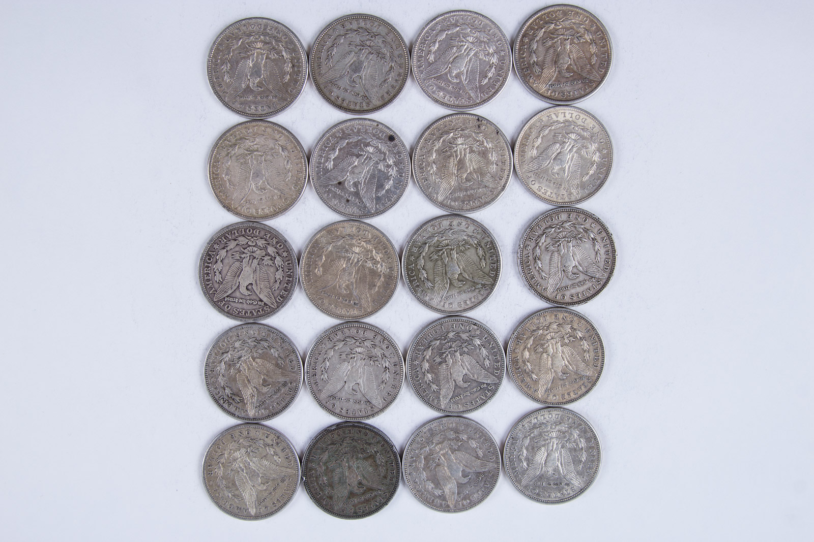 1921 Morgan Silver Dollar Set