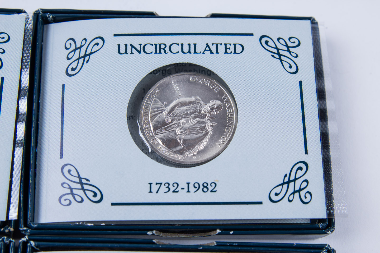 1982-D Washington Commemorative Silver Half Dollar Set