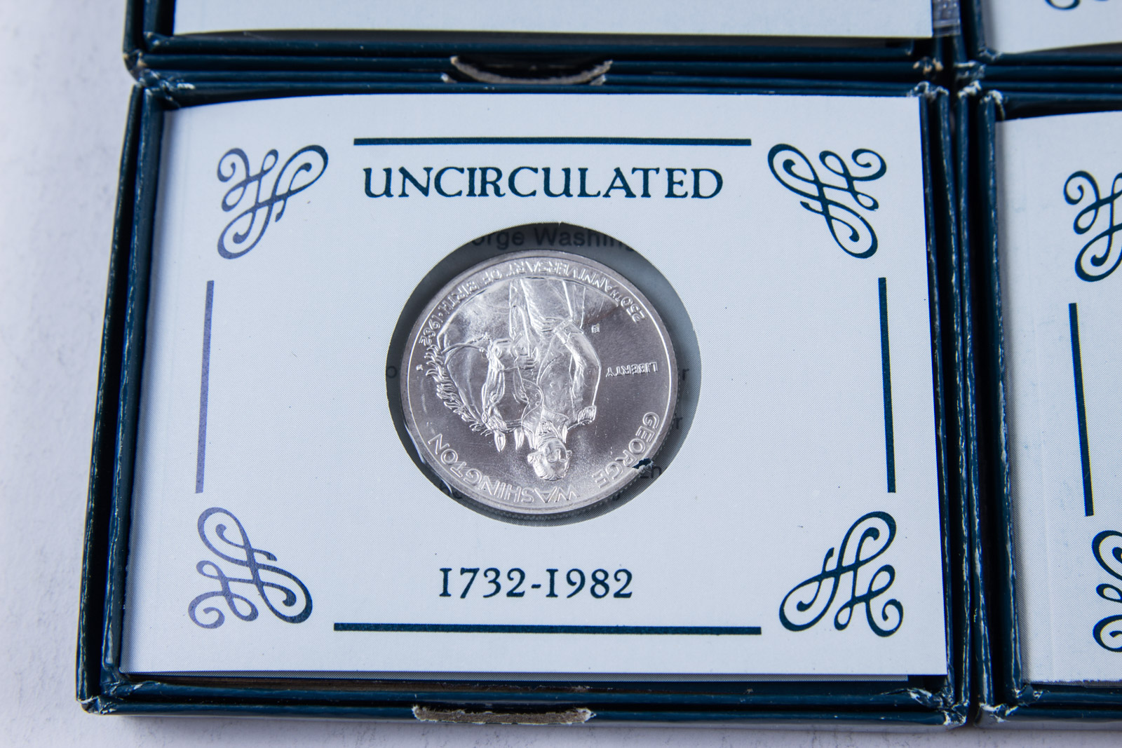 1982-D Washington Commemorative Silver Half Dollar Set