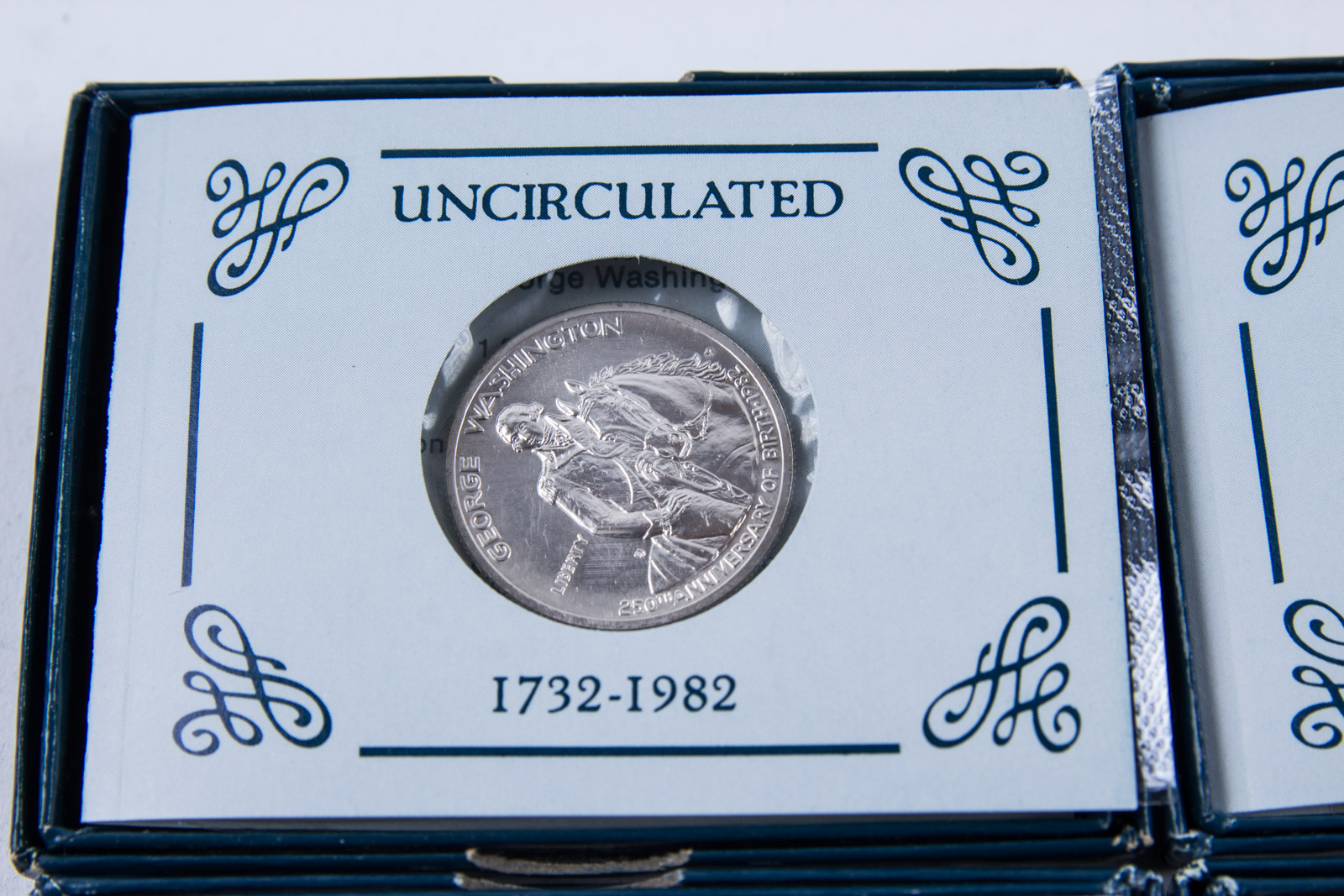 1982-D Washington Commemorative Silver Half Dollar Set