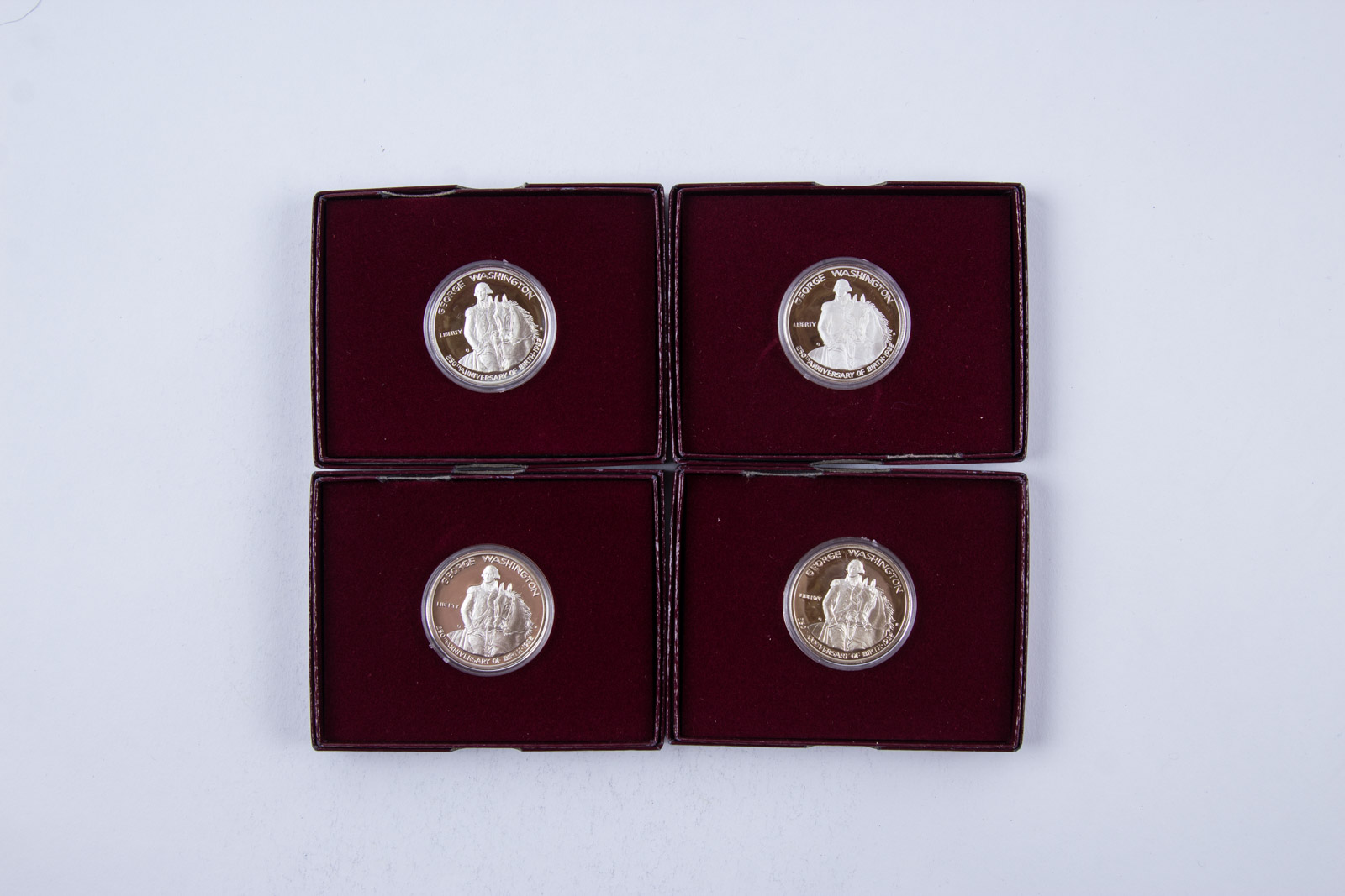 1982-S Washington Commemorative Silver Half Dollar Set
