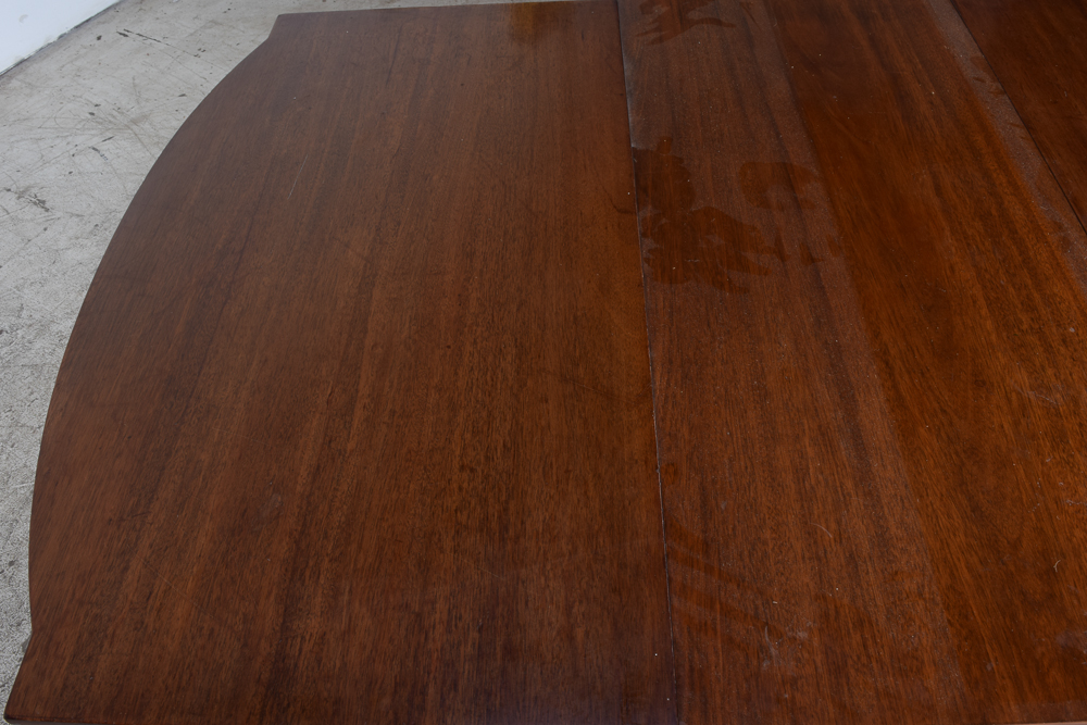 Inlaid Walnut Veneer Arts and Crafts Style Dining Set Flint's Fine Furniture