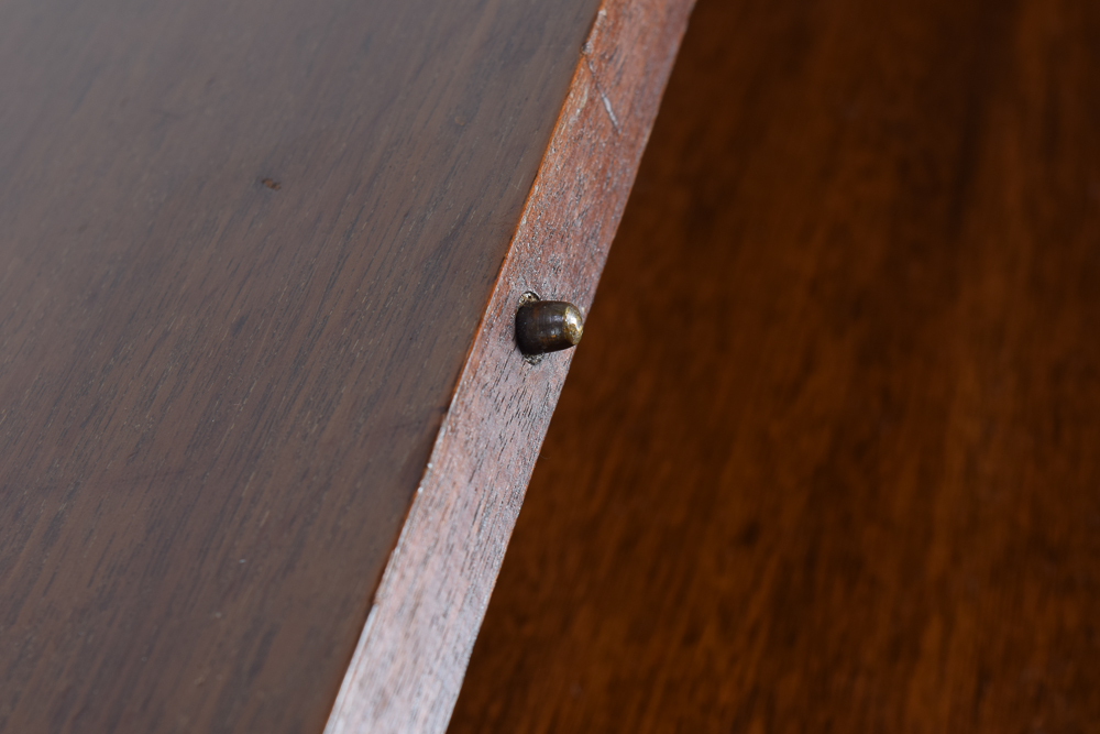 Inlaid Walnut Veneer Arts and Crafts Style Dining Set Flint's Fine Furniture