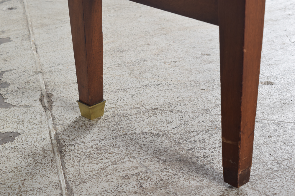 Inlaid Walnut Veneer Arts and Crafts Style Dining Set Flint's Fine Furniture