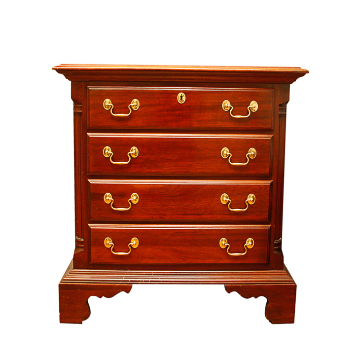 Vintage Chippendale Style Night Stands by Jamestown Sterling