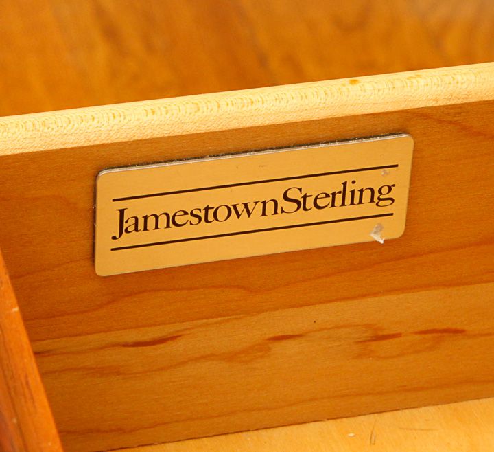 Vintage Chippendale Style Night Stands by Jamestown Sterling