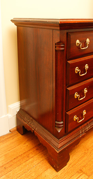 Vintage Chippendale Style Night Stands by Jamestown Sterling