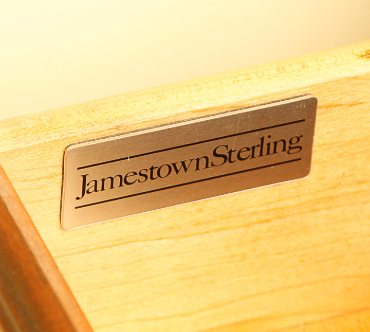 Vintage Mahogany Armoire by Jamestown Sterling