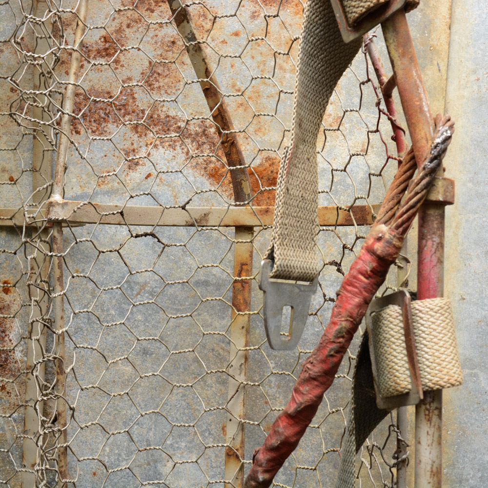 Circa 1940's Portable American Navy Stokes Basket Metal Stretcher