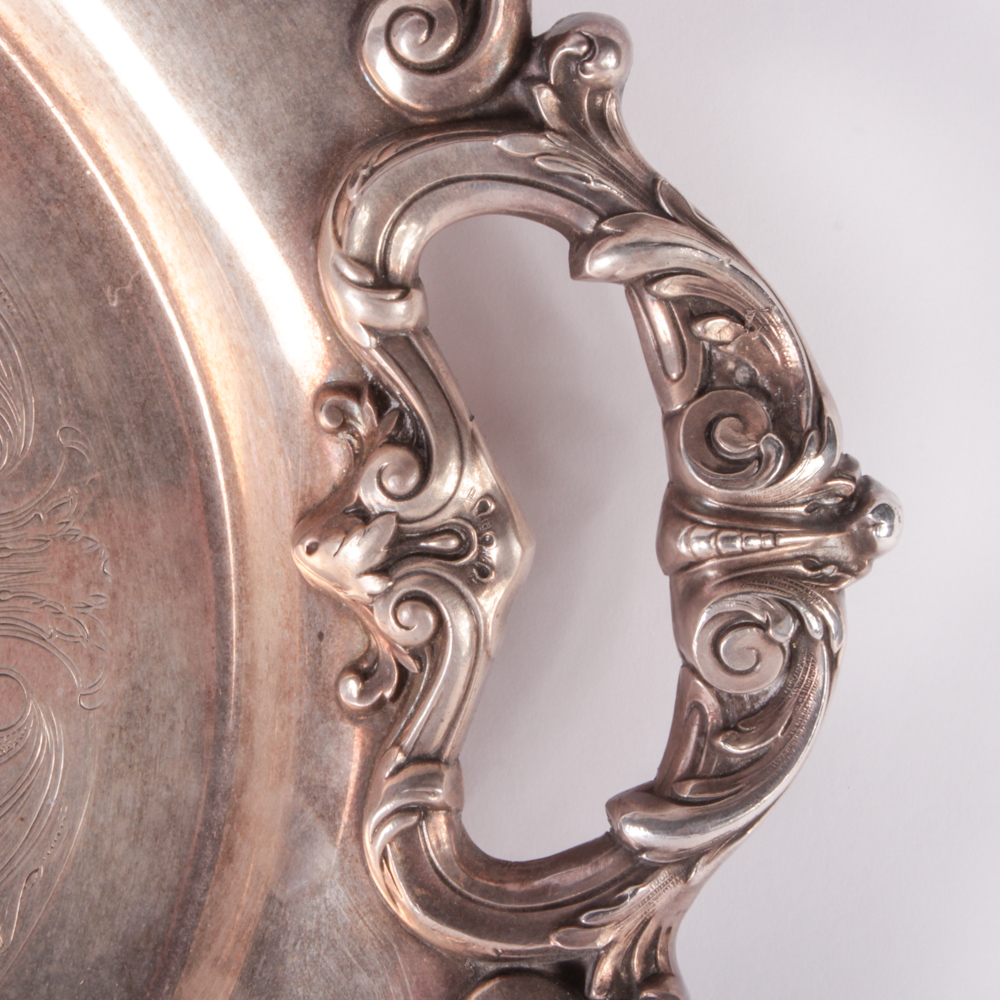 Vintage Reed & Barton "King Francis" Silver Plated Serving Tray