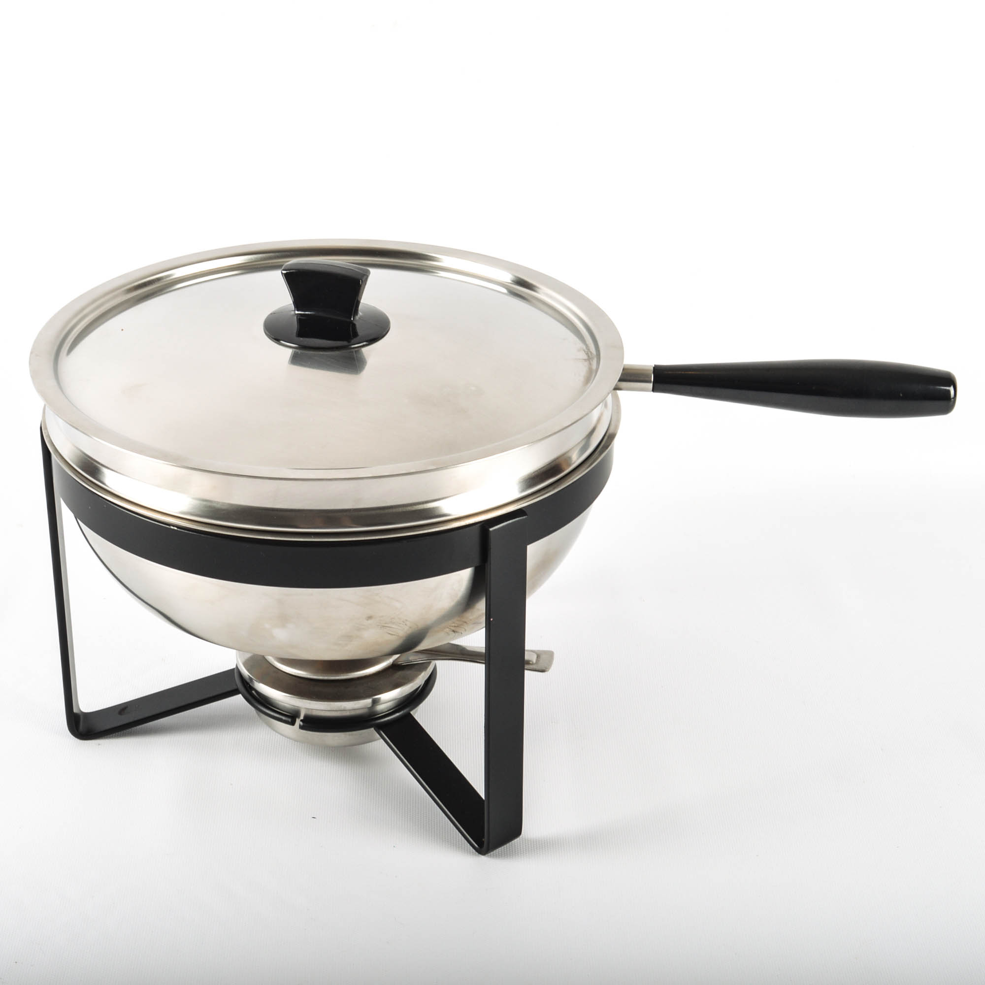 Vintage Sigg Fondue Pot and Buffet Items