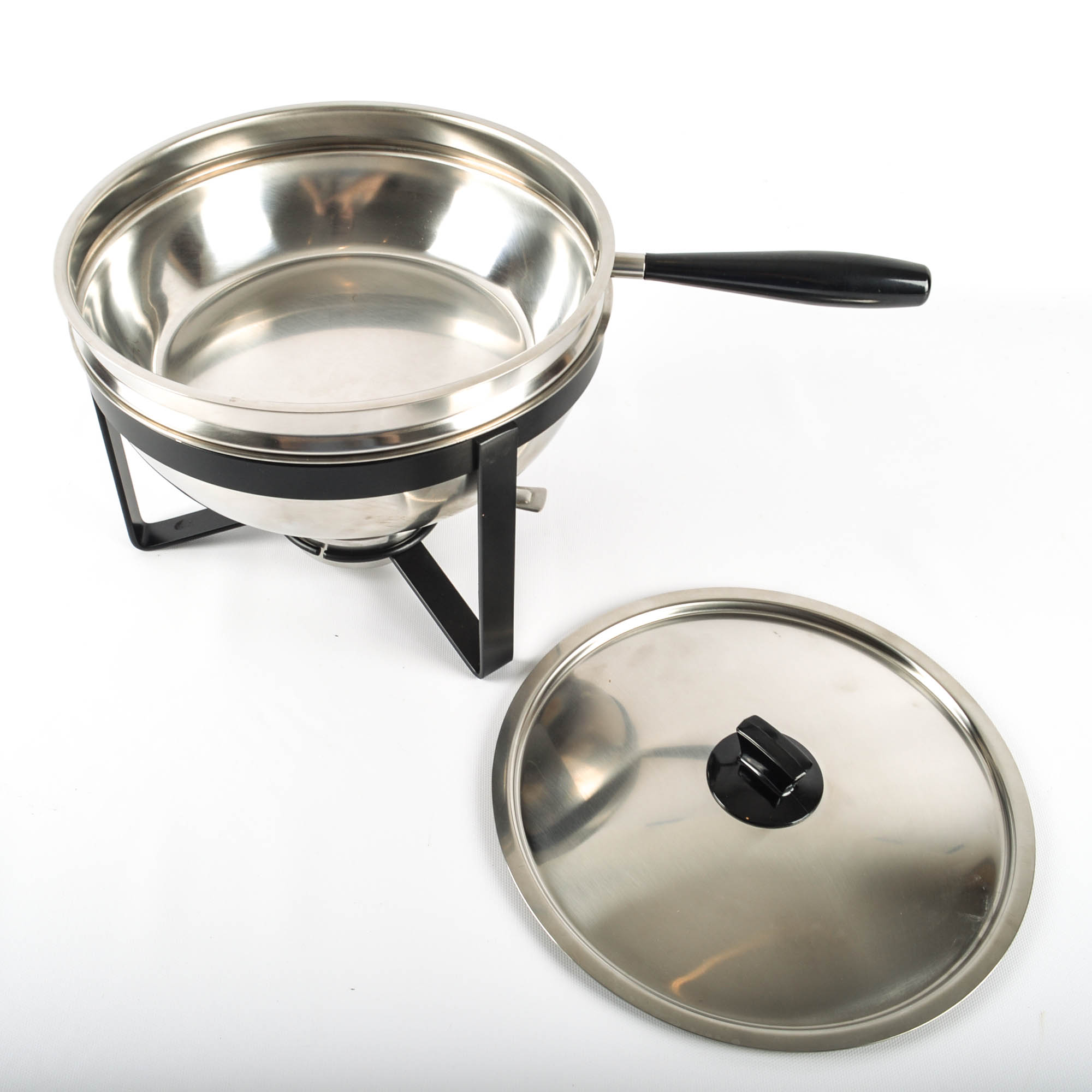 Vintage Sigg Fondue Pot and Buffet Items