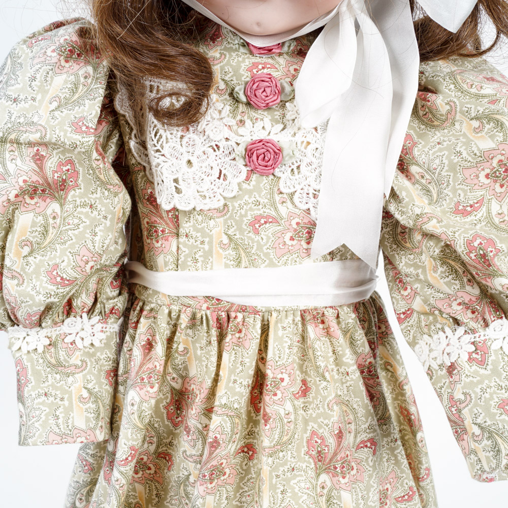 Large Vintage German Porcelain Doll