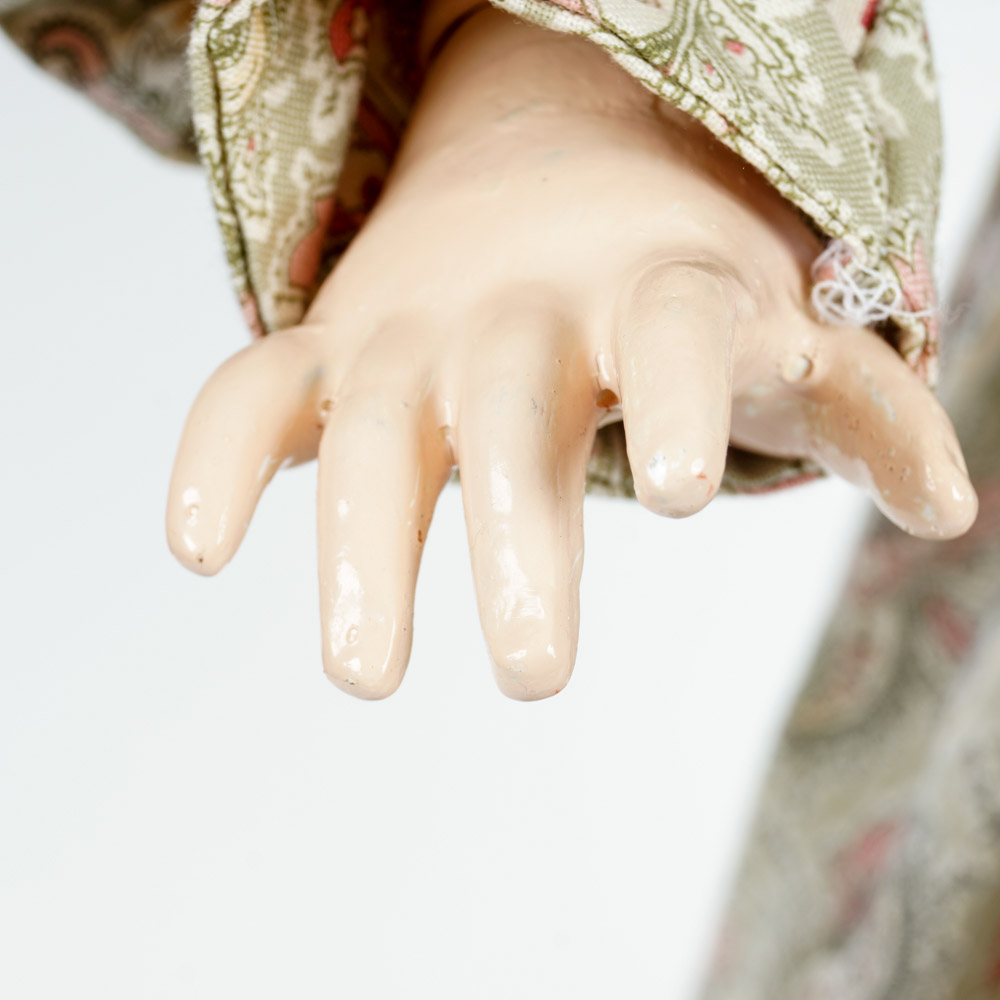 Large Vintage German Porcelain Doll