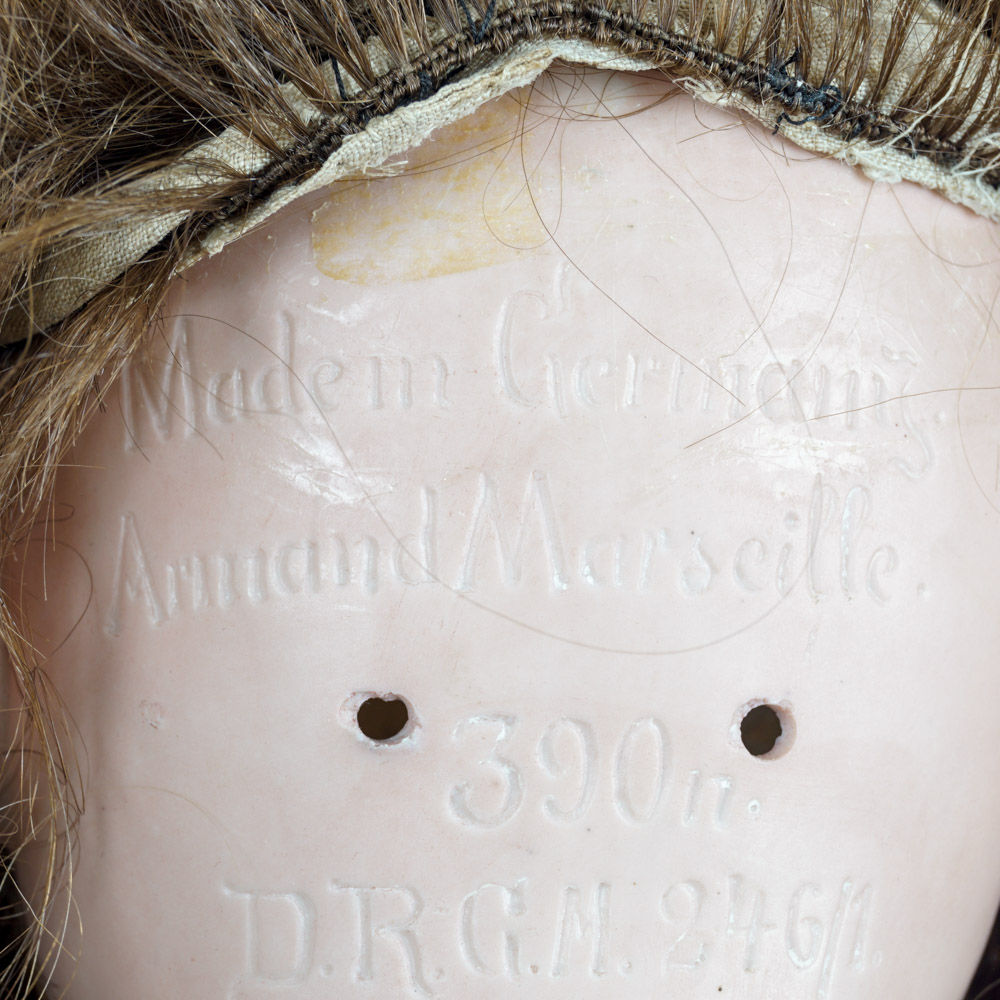 Large Vintage German Porcelain Doll