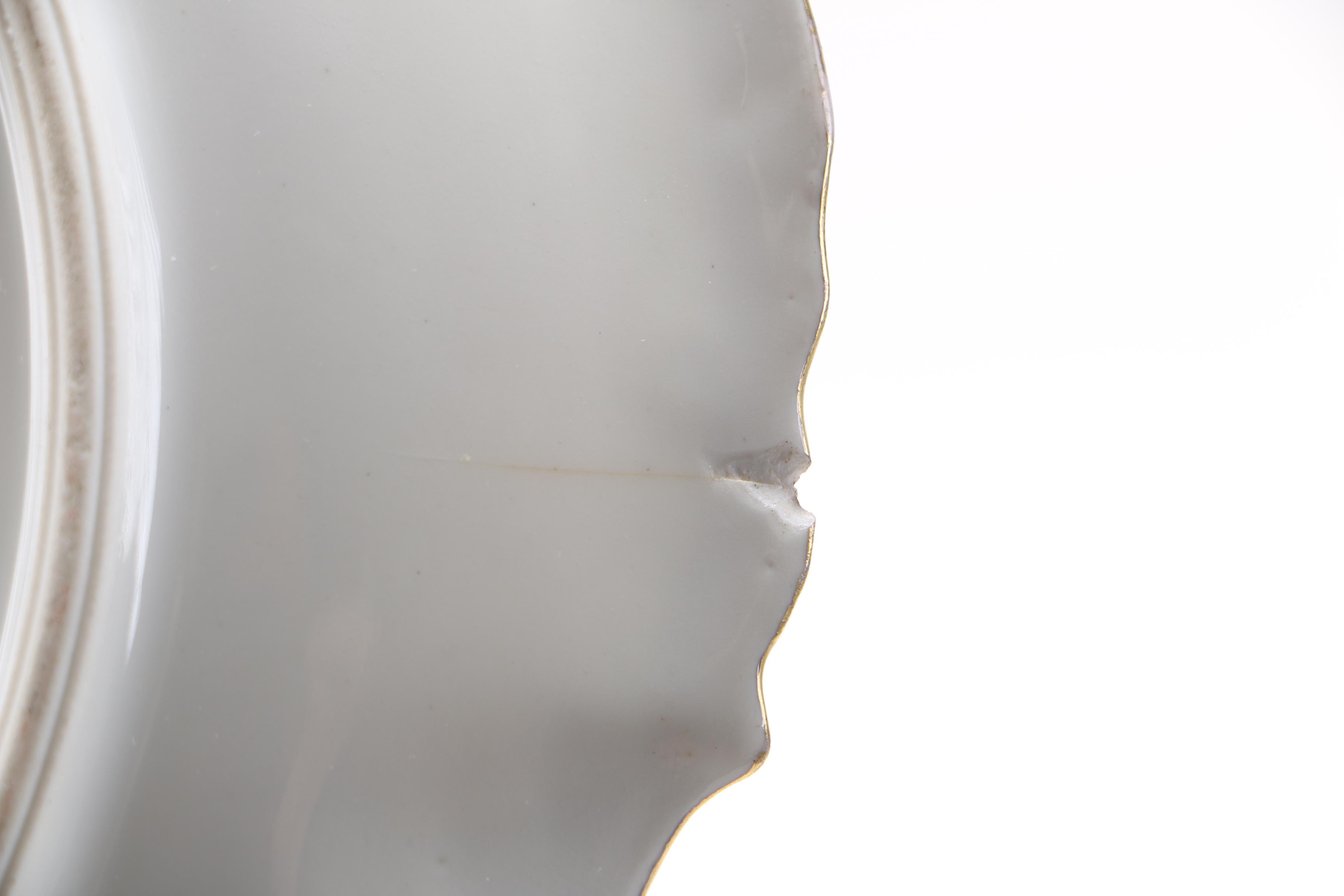 Decorative Porcelain Plates With Table Accessories With Limoges