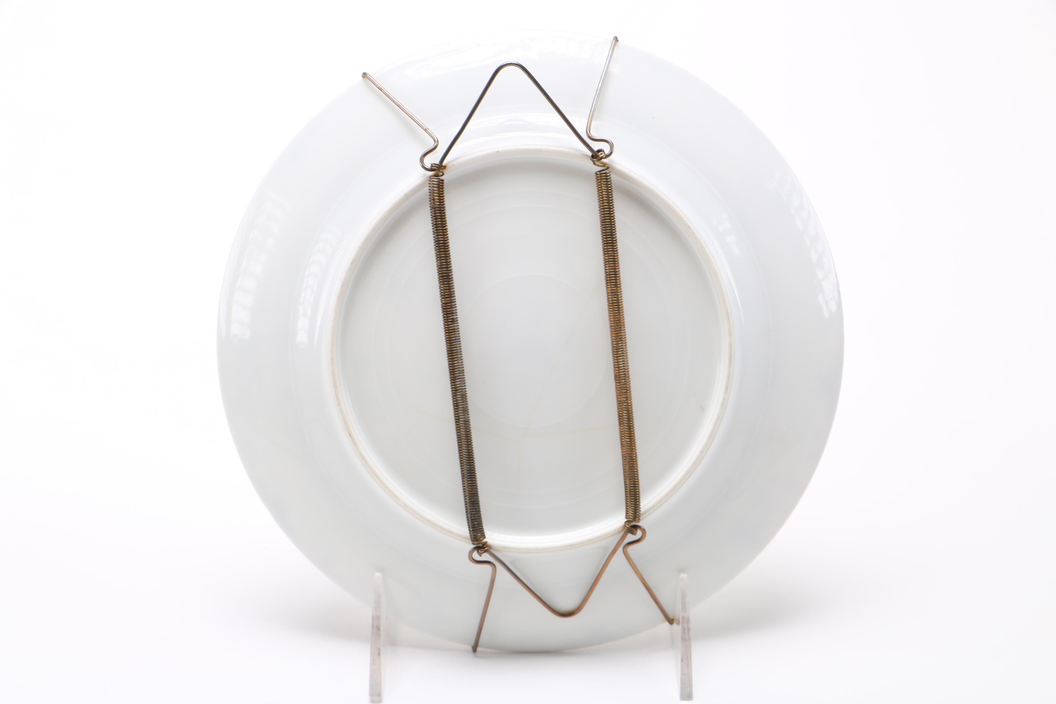 Decorative Porcelain Plates With Table Accessories With Limoges